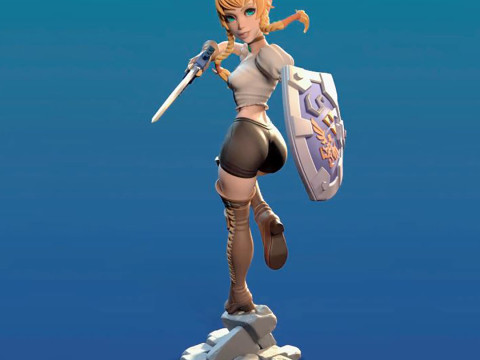 Sexy Linkle Hyrule Warriors Ready to Print 3D Print Model