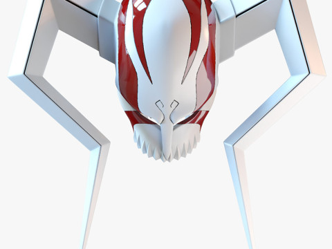 Bleach Ichigos Hollow Mask STL 3D Print Files Model do druku 3D