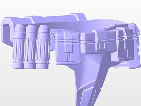 Boba Fett Star Wars Armor STL 3D Print Files 3D Baskı Modeli