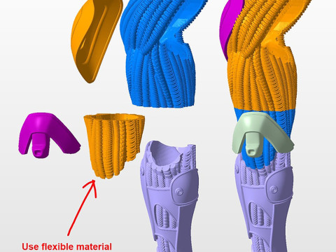 Cable Arm STL 3D Print Files 3D Print Model