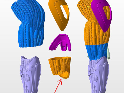 Cable Arm STL 3D Print Files 3D Print Model