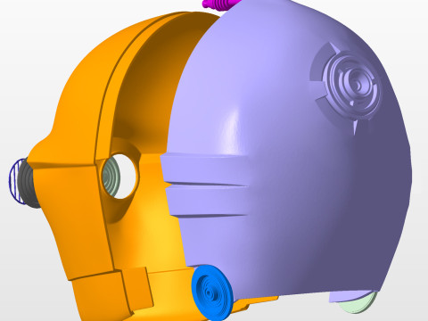 C-3PO The Empire Strikes Back ESB Full Body Armor Suit STL 3D Print Files 3D Print Model