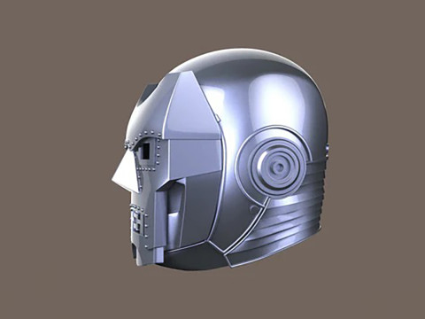 Dr Doom Helmet Ready to Print 3D प्रिंट मॉडल