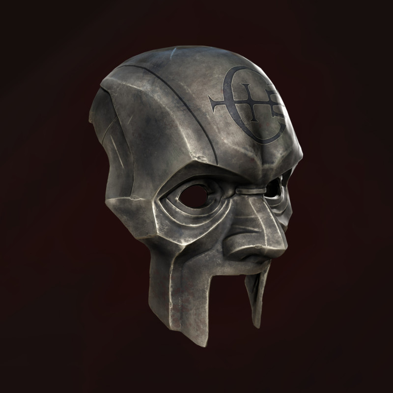 Dishonored 2 Abbey Overseer Mask Ready to Print 3D Принт Модель .c4d .max .obj .3ds .fbx .stl .blend