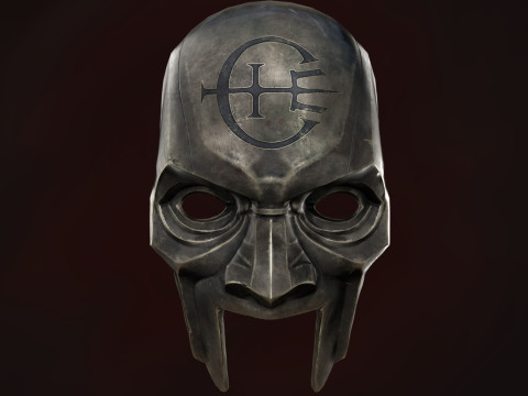 Dishonored 2 Abbey Overseer Mask Ready to Print 3D Принт Модель