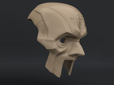 Dishonored 2 Abbey Overseer Mask Ready to Print 3D Принт Модель