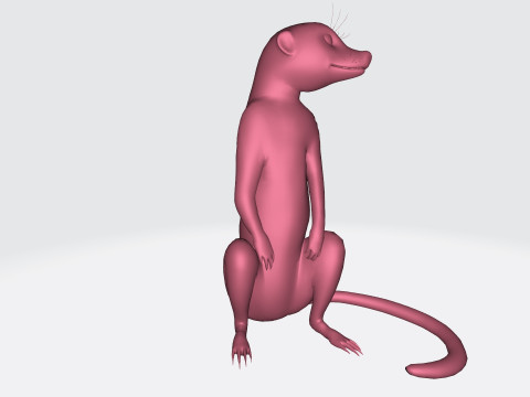 Meerkat Ready to Print 3D 프린트 모델