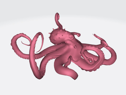 Octopus Ready to Print 3D प्रिंट मॉडल