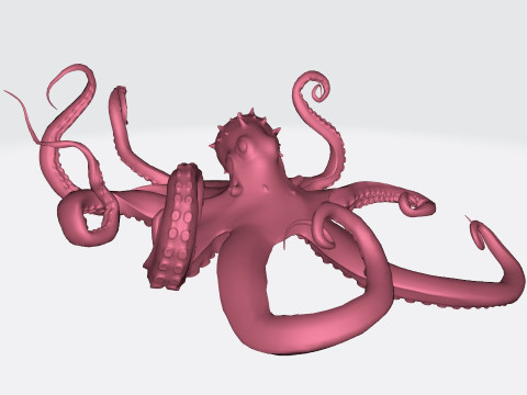 Octopus Ready to Print 3D प्रिंट मॉडल