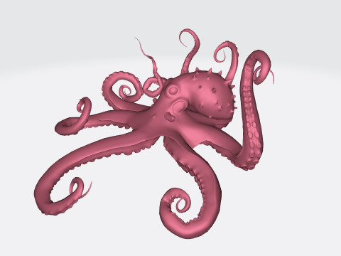 Octopus Ready to Print 3D प्रिंट मॉडल