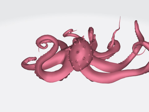 Octopus Ready to Print 3D प्रिंट मॉडल