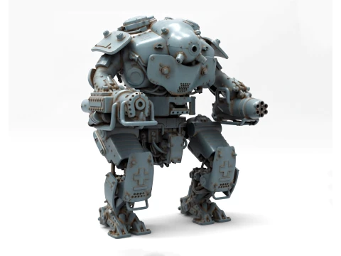 Zitadelle Wolfenstein Robot 3D Print Model 3D Принт Модель