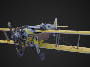 Punk Plane 3D Model
