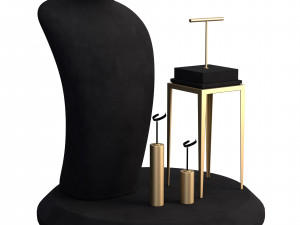 Monicadisplaystudio Jewelry Stand Vol 05 with 5 color 3D Модель