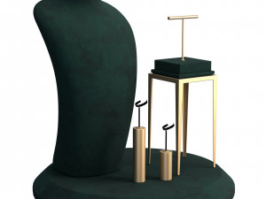 Monicadisplaystudio Jewelry Stand Vol 05 with 5 color 3D Модель