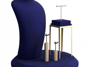 Monicadisplaystudio Jewelry Stand Vol 05 with 5 color 3D Модель