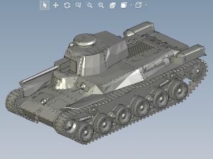 Tank 3D 模型