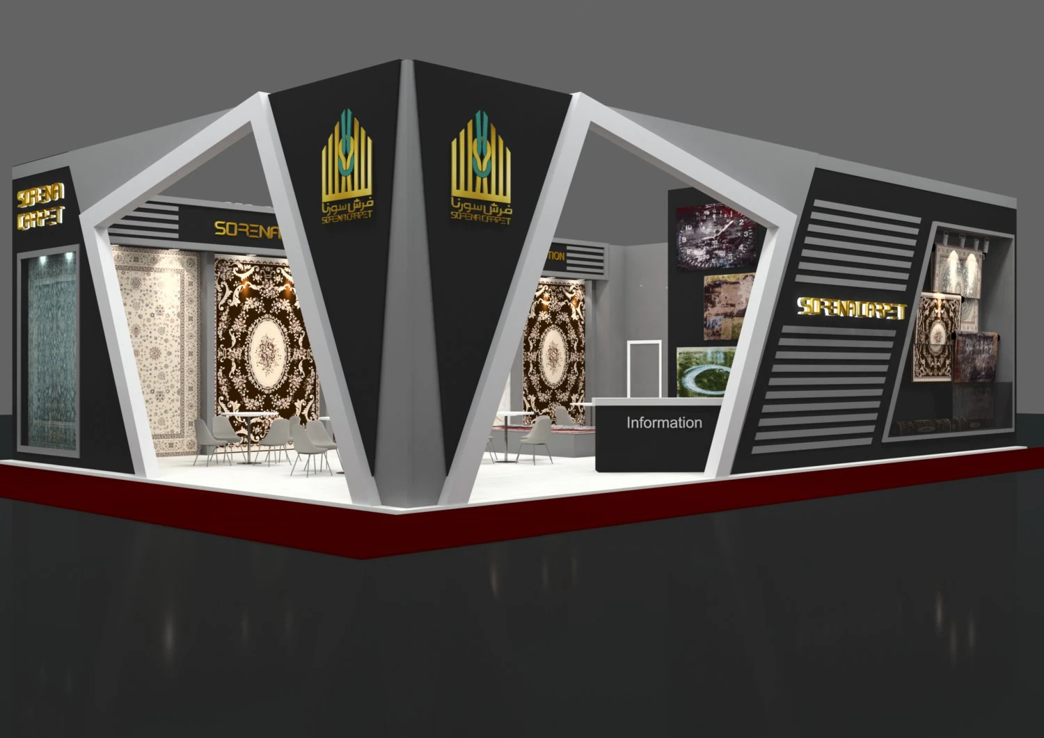 Fair desing exhibition 3D Model .c4d .max .obj .3ds .fbx .stl .blend 