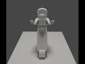 Motorcyclist 3D Модель
