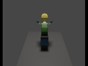Motorcyclist 3D Модель