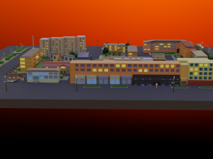 City block 3D Модель