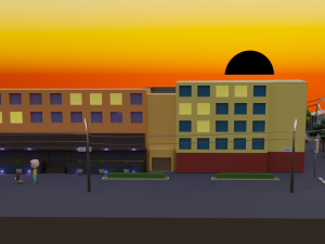 City block 3D Модель