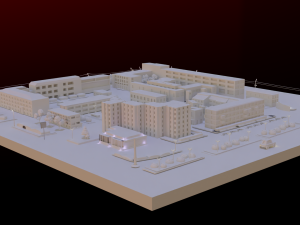 City block 3D Модель