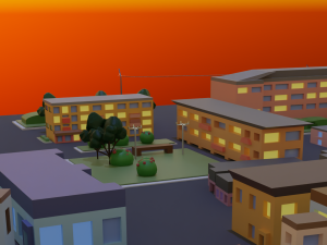 City block 3D Модель