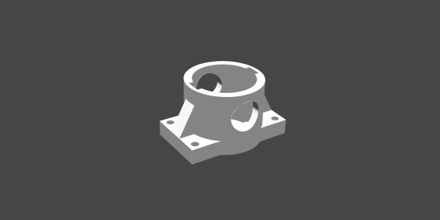 Fastener housing 3D Принт Модель .c4d .max .obj .3ds .fbx .stl .blend 
