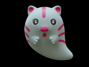 Ghost Cat 3D Модель