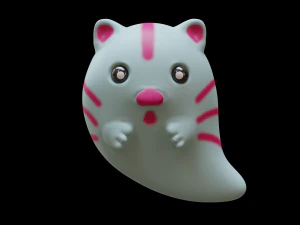 भूत बिल्ली 3D मॉडल