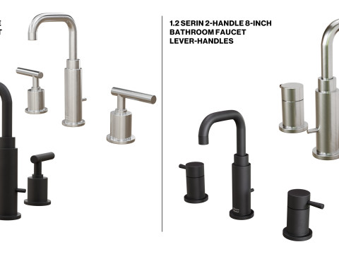 American Standard Serin Bathroom Collection 3D-Modell