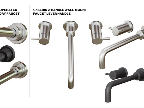 American Standard Serin Bathroom Collection 3D-Modell