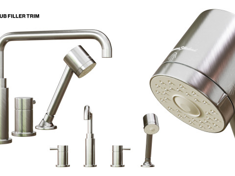 American Standard Serin Bathroom Collection 3D-Modell