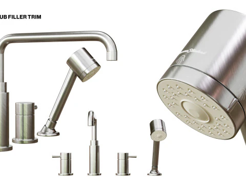 American Standard Serin Bathroom Collection 3D Model