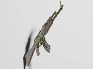 Ak 47 forest 3D Model