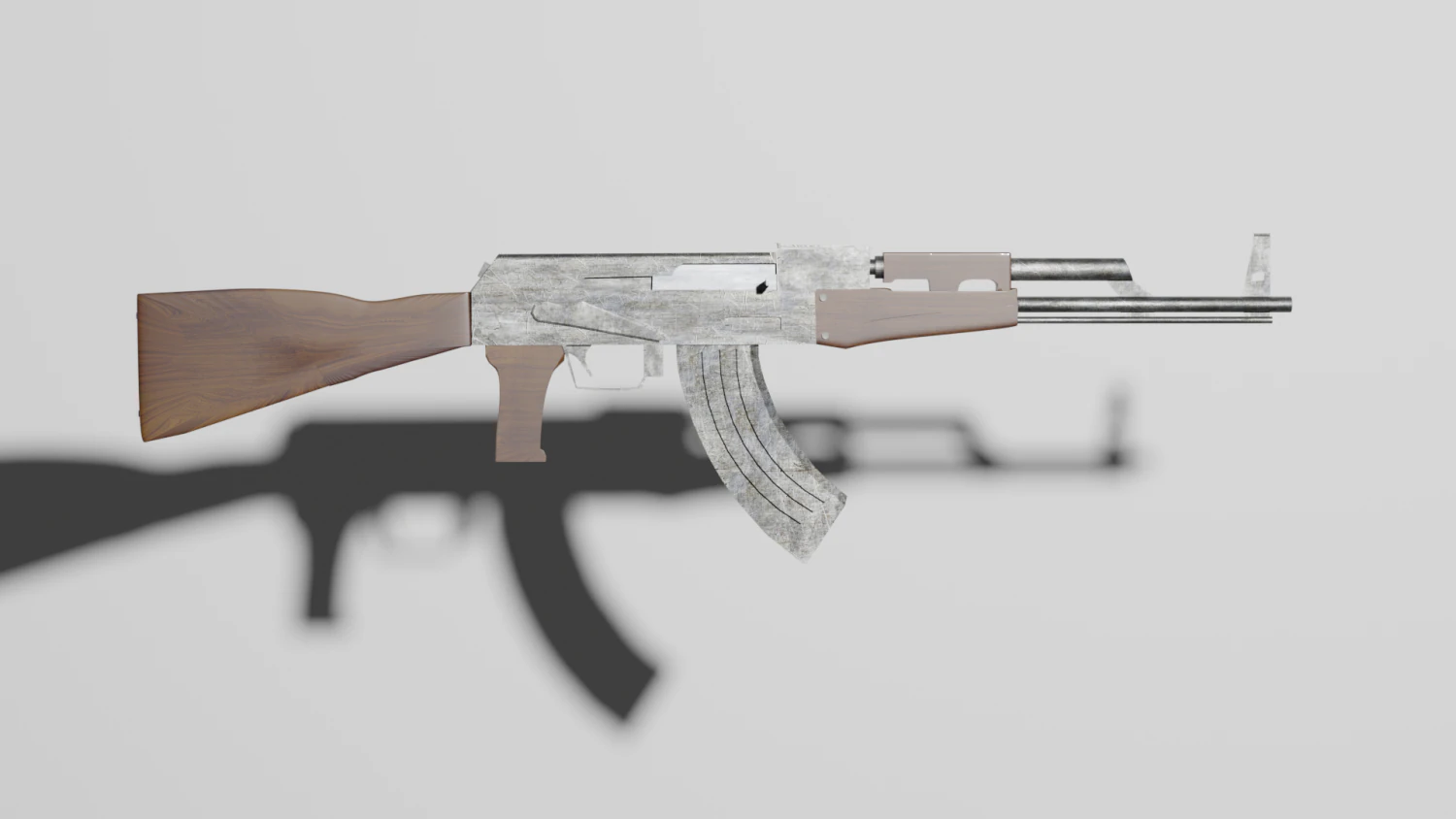 Ak 47 Modello 3D .c4d .max .obj .3ds .fbx .stl .blend 