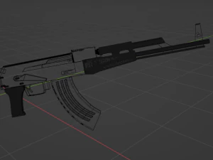 Ak 47 Modello 3D