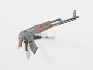 Aks 47u Modelo 3D