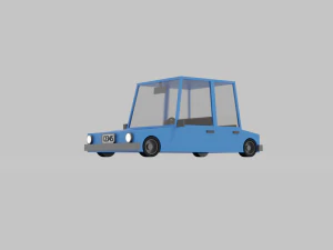 Basic lowpoly car 3D Model