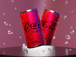 Coca-cola zero Korean ver 3D Model