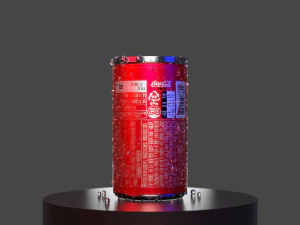 Coca-cola zero Korean ver 3D Model