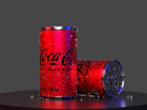 Coca-cola zero Korean ver 3D Model