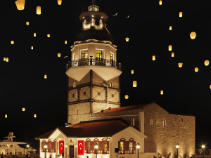 The Maidens Tower in Istanbul Modello 3D