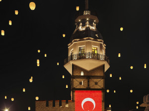 The Maidens Tower in Istanbul Modello 3D
