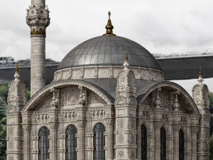 Istanbul Ortakoy Mosque Modello 3D