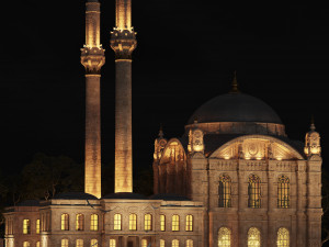 Istanbul Ortakoy Mosque Modello 3D