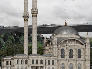 Istanbul Ortakoy Mosque Modello 3D