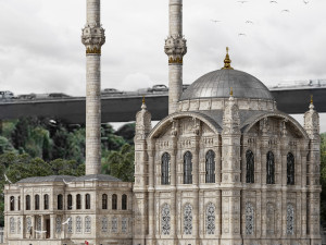 Istanbul Ortakoy Mosque Modello 3D