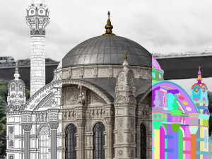 Istanbul Ortakoy Mosque Modello 3D